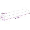 vidaXL Wall Shelf 40x10x4 cm Untreated Solid Wood Oak