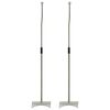 Universal Speaker Stand Silver 2 pcs