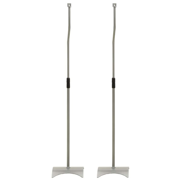 Universal Speaker Stand Silver 2 pcs