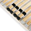 vidaXL Slatted Bed Base without Mattress with 28 Slats 7 Zones 100x200 cm
