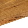 vidaXL Table Top 40x40x2.5 cm Live Edge Solid Wood Mango