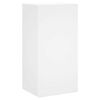 vidaXL TV Wall Cabinet with LED Lights White 40.5x35x80 cm