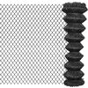 vidaXL Chain Link Fence Steel 25x1,5 m Grey