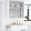 vidaXL Hanging Cabinet Concrete Grey 80 x 31 x 80 cm Engineered Wood