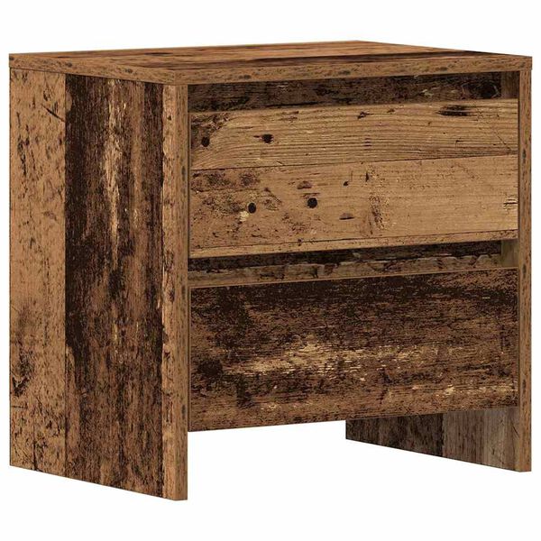 vidaXL Bedside Cabinet Old Wood 45 x 34 x 44.5 cm Engineered Wood