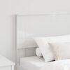 vidaXL Headboard with Headboard Gloss White 75 cm Engineered wood