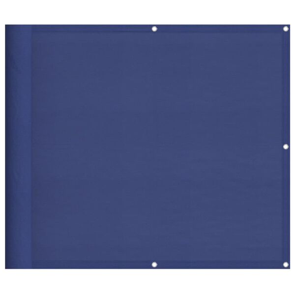 vidaXL Balcony Screen Blue 90x1000 cm 100% Polyester Oxford