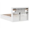 vidaXL Bed Frame without Mattress White 140x200 cm Solid Wood Pine