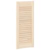 vidaXL Cabinet Doors Louvred Design 2 pcs 69x29.5 cm Solid Wood Pine