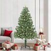 vidaXL Christmas Tree with 300 LEDs with Stand Green 210 cm PVC