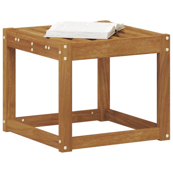 vidaXL Stool Bench Natural 43 x 43 x 37 cm Solid Acacia Wood