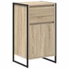 vidaXL Sideboard Sonoma Oak 43 x 36 x 75.5 cm Engineered Wood