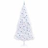 vidaXL Artificial Christmas Tree with Stand White 300 cm PVC and Steel