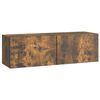 vidaXL Wall-Mounted TV Cabinet 98 x 31 x 30 cm Smoked Oak