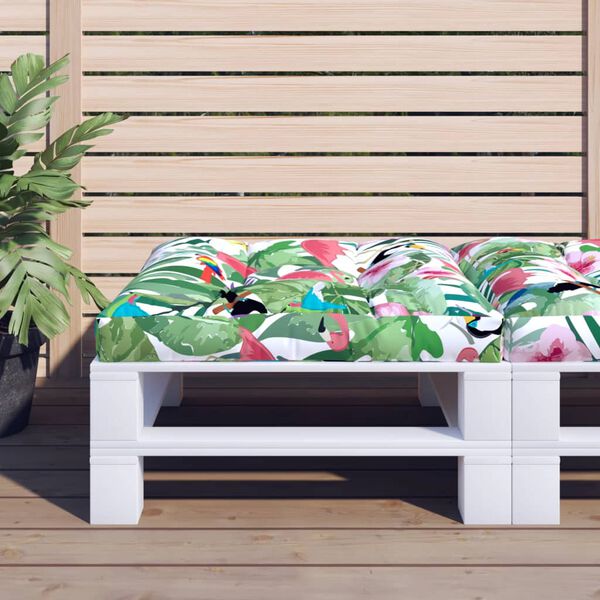 vidaXL Pallet Cushion Multicolour 80x80x12 cm Fabric