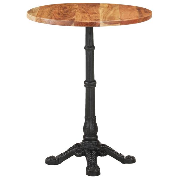 vidaXL Bistro Table &Oslash;60x76 cm Solid Acacia Wood