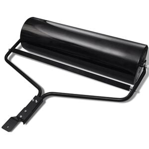 vidaXL Lawn Roller | Black | Iron | Standard | Portable | Lawn Roller