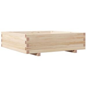 vidaXL Garden Planter 90x90x26,5 cm Solid Wood Pine