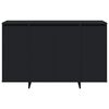 vidaXL Sideboard Black 120 x 41 x 75 cm Engineered wood