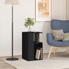 vidaXL Side Table Black 35x35x60 cm Engineered Wood