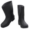 vidaXL Rain Boots Black Size 41 PVC