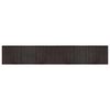 vidaXL Rug Rectangular Dark Brown 70x400 cm Bamboo