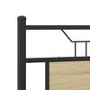 vidaXL Bed Frame without Mattress Sonoma Oak 150x200 cm King Size Engineered Wood