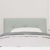 vidaXL Headboard with Headboard Light Grey 100 cm Faux Leather