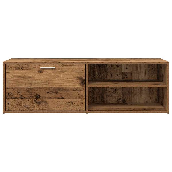 vidaXL TV Cabinet Old Wood 120x34x37 cm Engineered Wood
