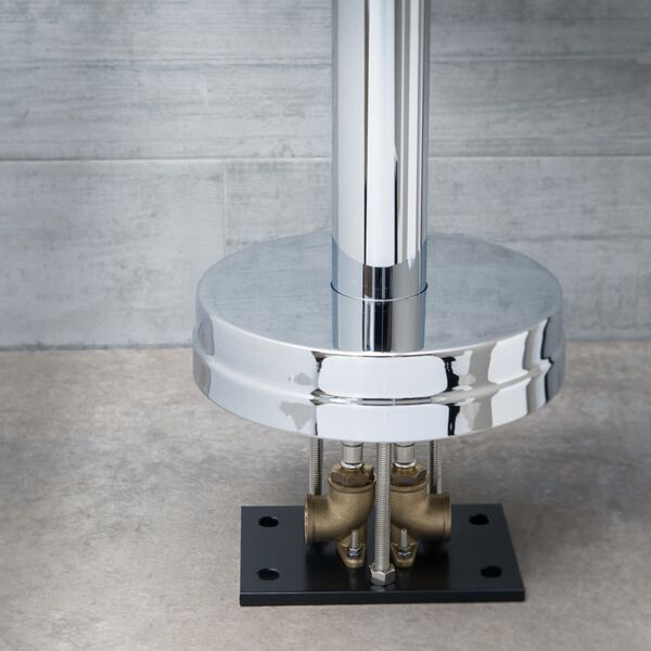 SCH&Uuml;TTE Bath Shower Mixer Tap with Shower Set CORNWALL Chrome