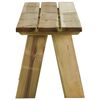 vidaXL Garden Bench 220 cm Impregnated Solid Wood Pine