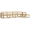 vidaXL Outdoor Sofa Set 5 pcs White Solid Acacia Wood
