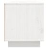 vidaXL TV Cabinet White 140x35x40 cm Solid Wood Pine