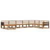 vidaXL Outdoor Sofa Set 8 pcs Natural Solid Acacia Wood