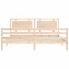 vidaXL Bed Frame without Mattress 200x200 cm Solid Wood