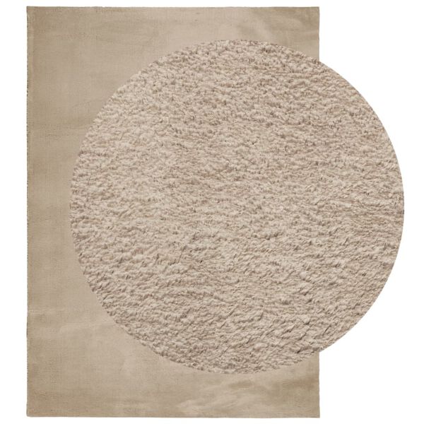 vidaXL Rug HUARTE Short Pile Soft and Washable Sand 200x280 cm