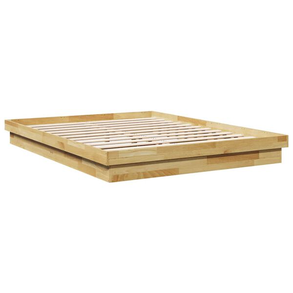 vidaXL Bed Frame without Mattress 160x200 cm Solid Wood Oak