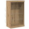 vidaXL LED Sideboard Artisan Oak 60.5 x 37 x 100 cm Engineered Wood
