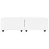 vidaXL Coffee Table High Gloss White 120x60x35 cm