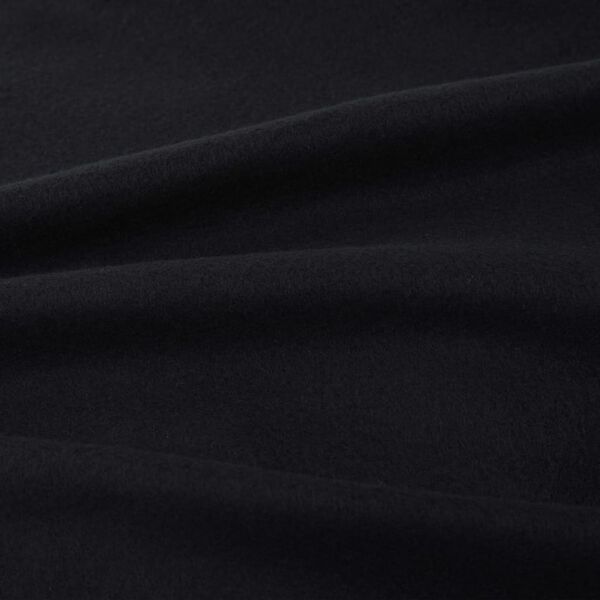 vidaXL 5 Piece Bedding Set Fleece Black 200x200/80x80 cm