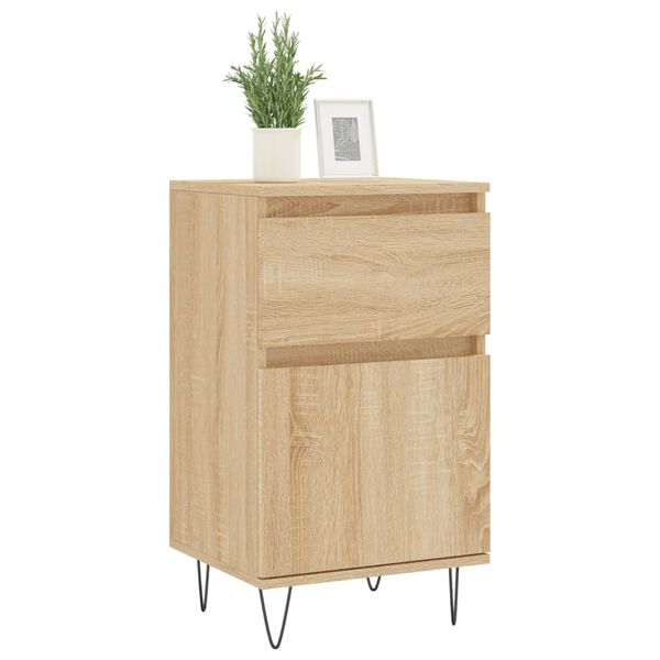 vidaXL Sideboard Sonoma Oak 40x35x70 cm Engineered Wood