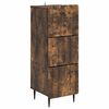 vidaXL Drawer Cabinet Smoked Oak 33 x 34.5 x 92 cm Engineered Wood