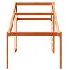 vidaXL Kids' Bed Roof Wax Brown 188x97x113 cm Solid Wood Pine