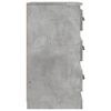 vidaXL Sideboard Concrete Grey 36x35.5x67.5 cm Engineered Wood