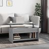 vidaXL Coffee Table Grey Sonoma 102x50x52.5 cm Engineered Wood