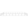 vidaXL Dog Kennel Silver 54 m&sup2; Steel