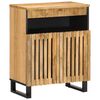 vidaXL Sideboard 60x34x75 cm Solid Wood Rough Mango
