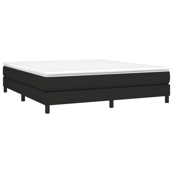 vidaXL Box Spring Bed Frame Black Super King Fabric (UK/IE/FI/NO only)