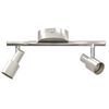 vidaXL Ceiling Spotlight Brushed Nickel 25.5 x 8 x 11 cm Steel