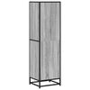 vidaXL Book Cabinet Grey Sonoma 40x35x139 cm Engineered Wood
